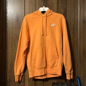 Men’s Nike hoodie. In orange